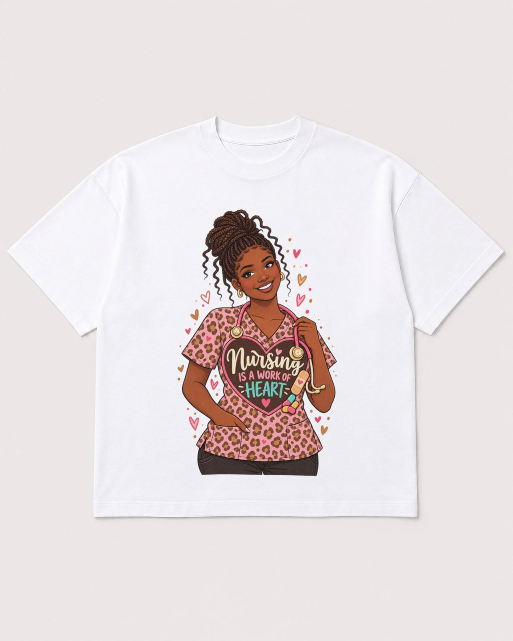 Mockup Boxy Heavyweight Tee White product