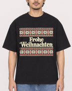 Mockup Boxy Heavyweight Tee Black male close-up 02