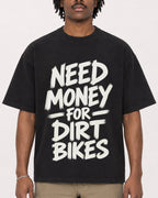 Mockup Boxy Heavyweight Tee Black male close-up 04