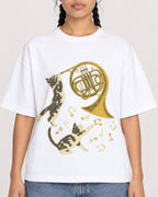 Mockup Boxy Heavyweight Tee White female close-up 50