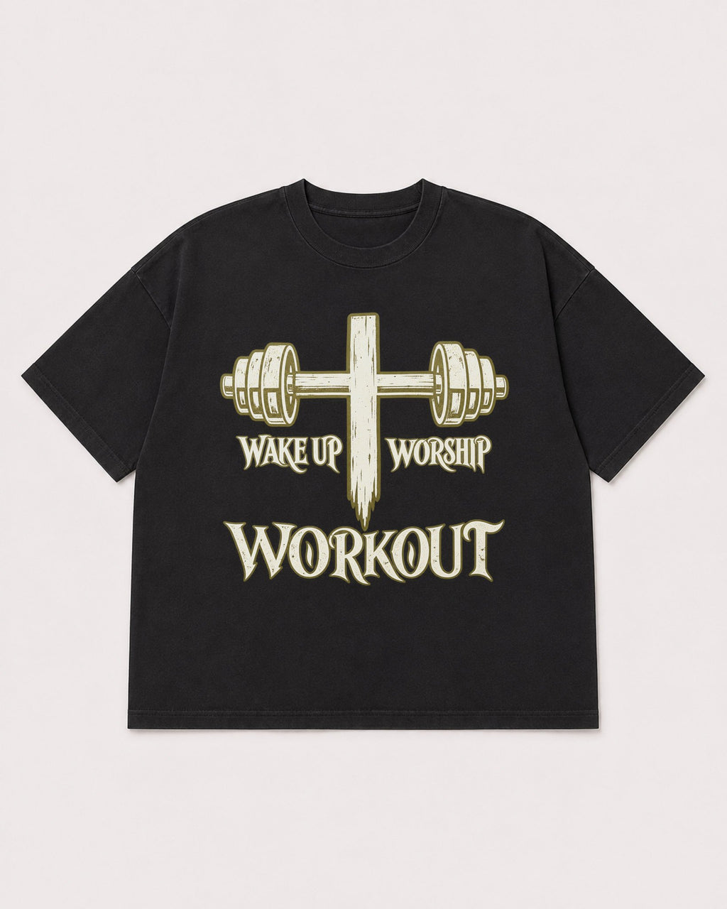 Mockup Boxy Heavyweight Tee Black product