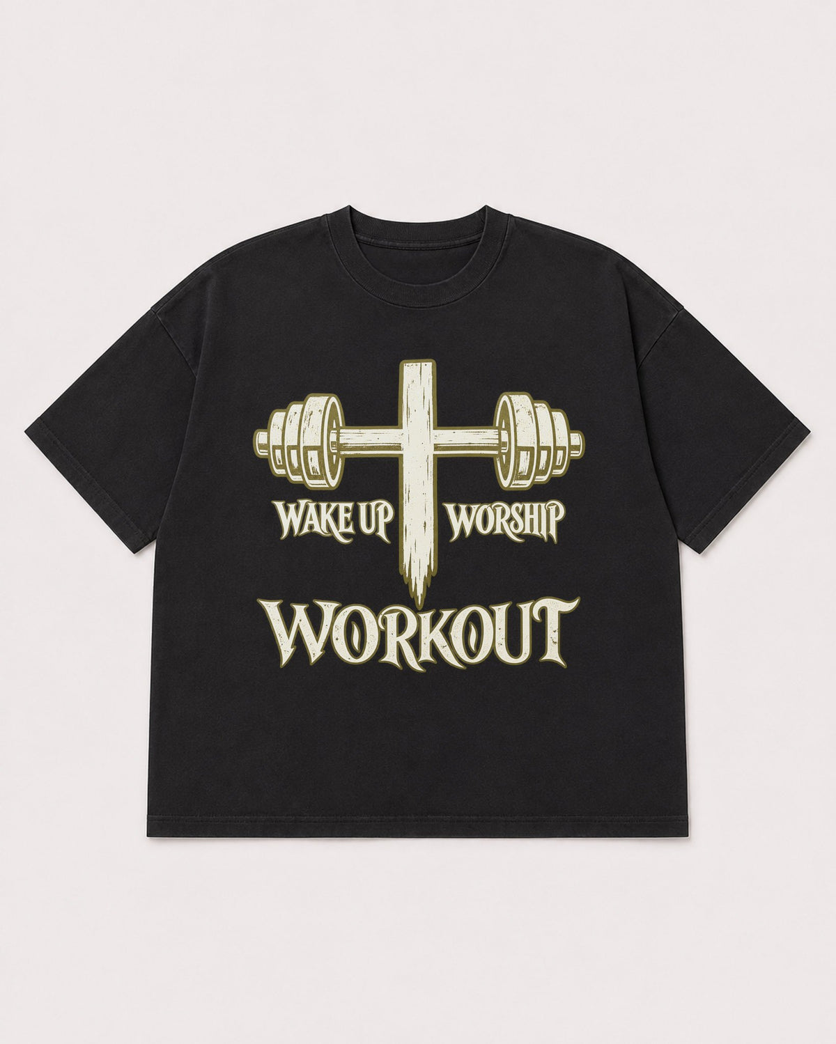 Mockup Boxy Heavyweight Tee Black product