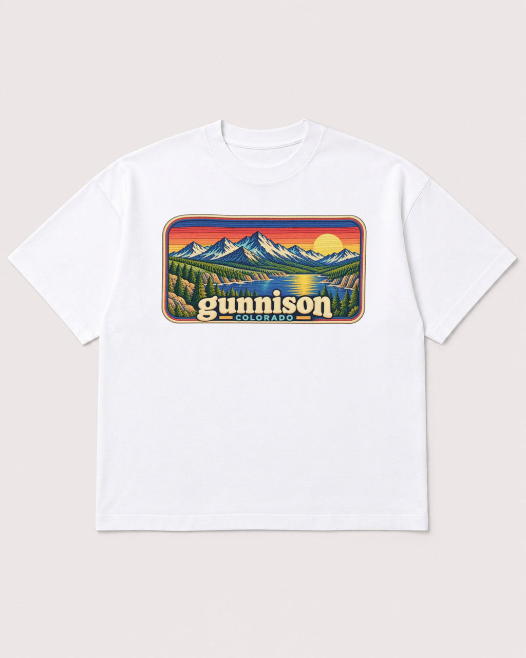 Mockup Boxy Heavyweight Tee White product