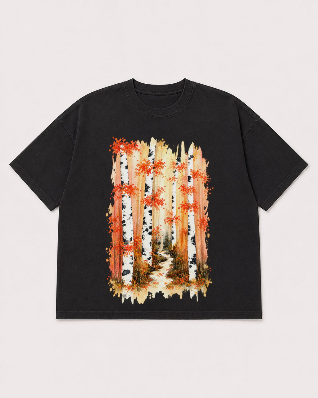 Mockup Boxy Heavyweight Tee Black product