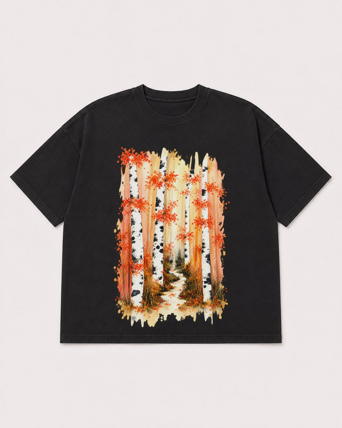 Mockup Boxy Heavyweight Tee Black product