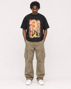 Mockup Boxy Heavyweight Tee Black male full-body 04