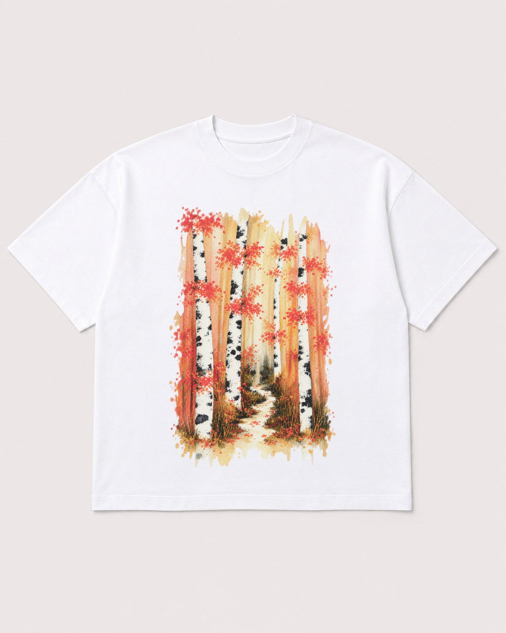 Mockup Boxy Heavyweight Tee White product