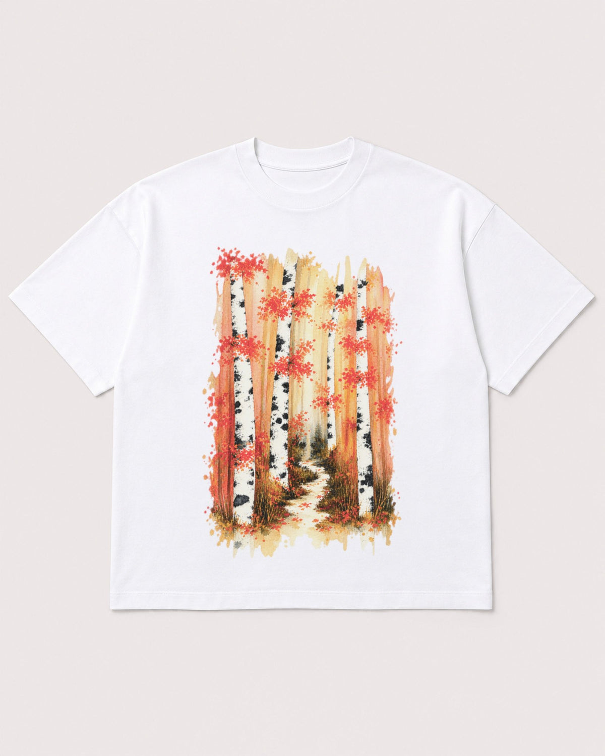 Mockup Boxy Heavyweight Tee White product