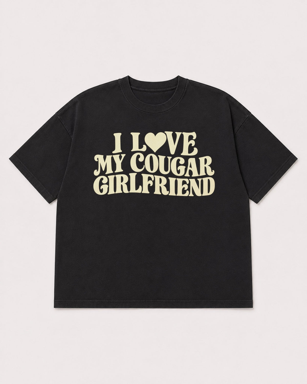 Mockup Boxy Heavyweight Tee Black product