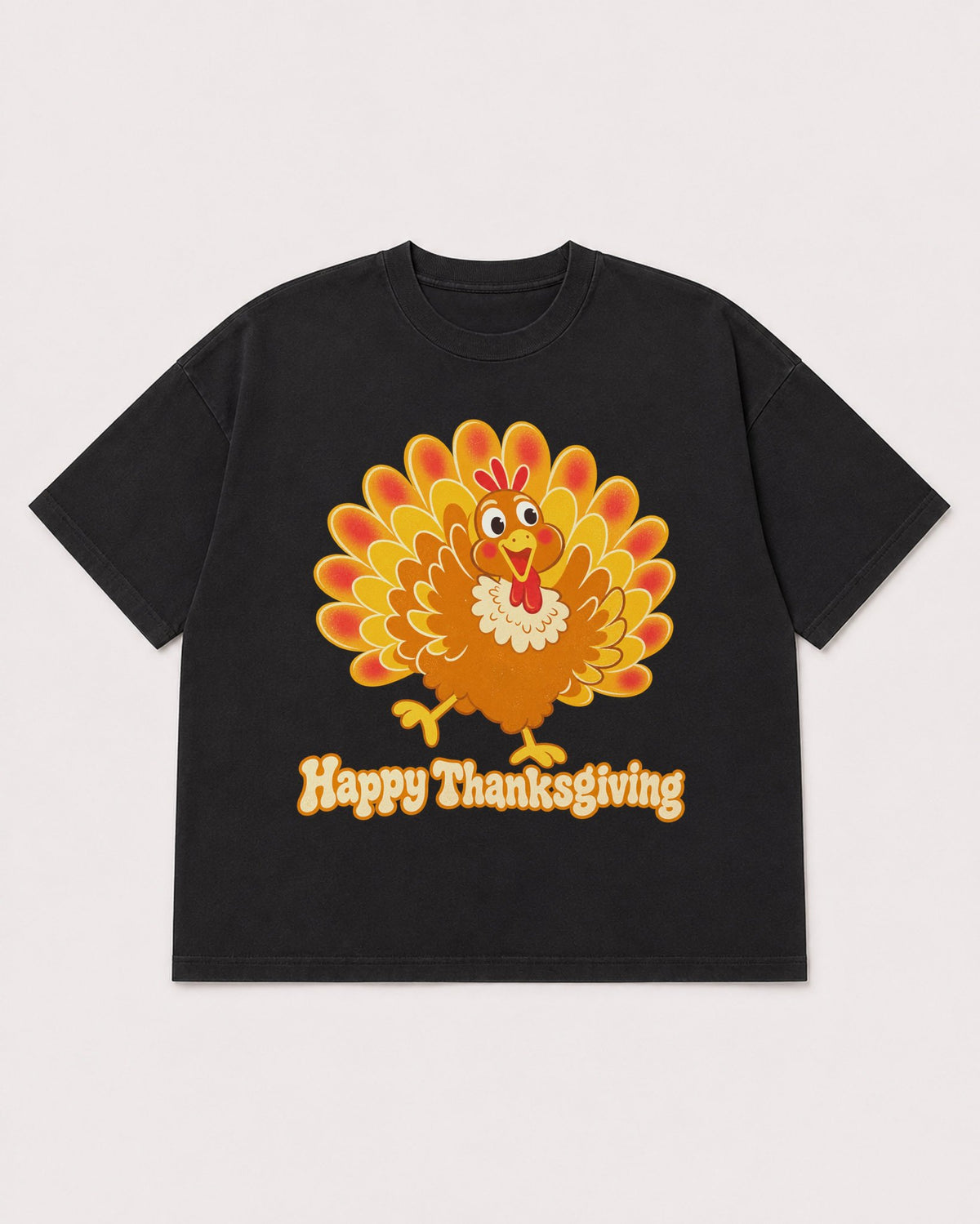 Mockup Boxy Heavyweight Tee Black product