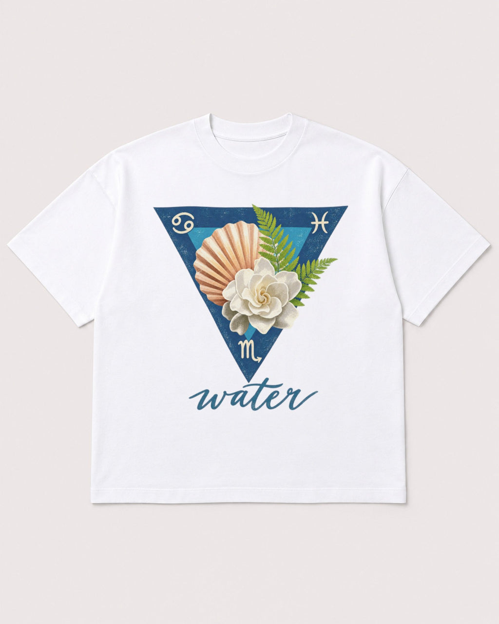 Mockup Boxy Heavyweight Tee White product