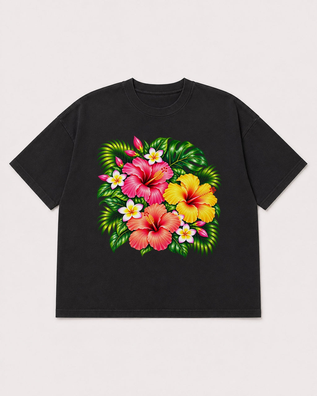 Mockup Boxy Heavyweight Tee Black product