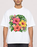 Mockup Boxy Heavyweight Tee White male close-up 10