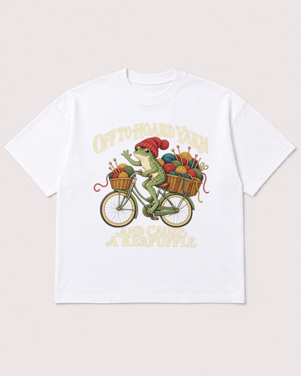 Mockup Boxy Heavyweight Tee White product