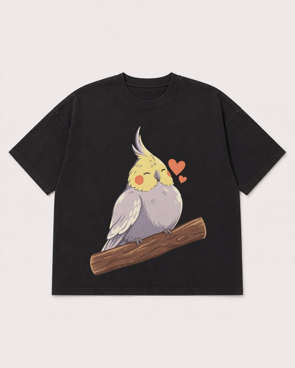 Mockup Boxy Heavyweight Tee Black product