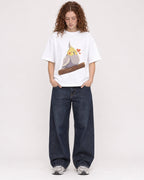 Mockup Boxy Heavyweight Tee White female full-body 09