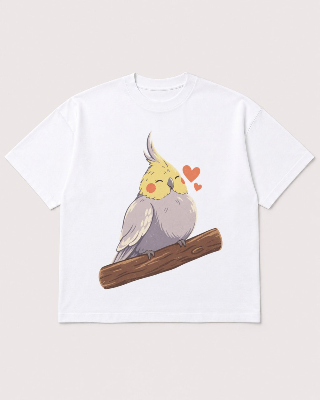Mockup Boxy Heavyweight Tee White product