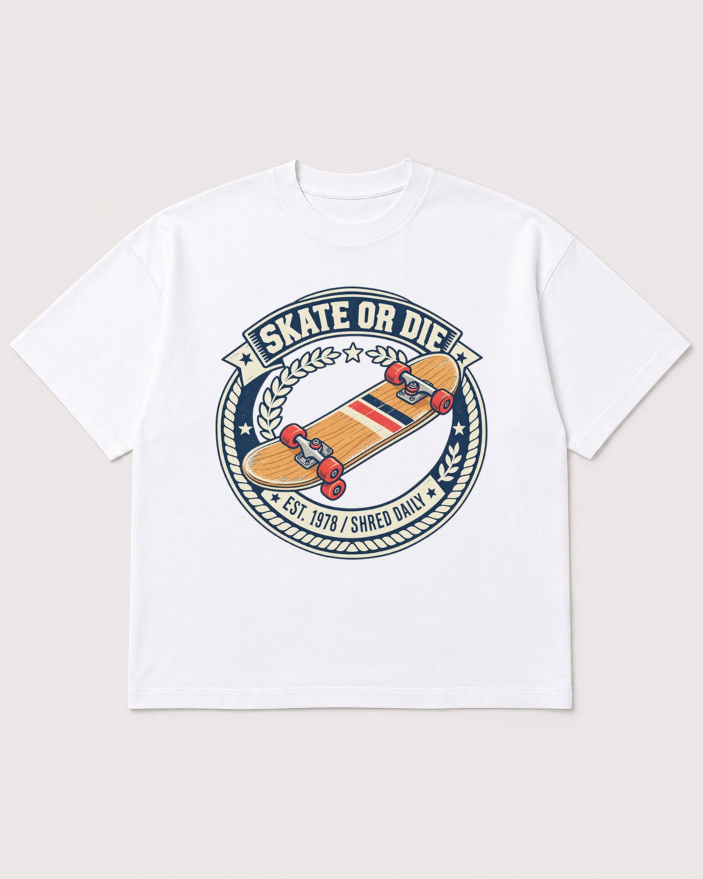 Mockup Boxy Heavyweight Tee White product