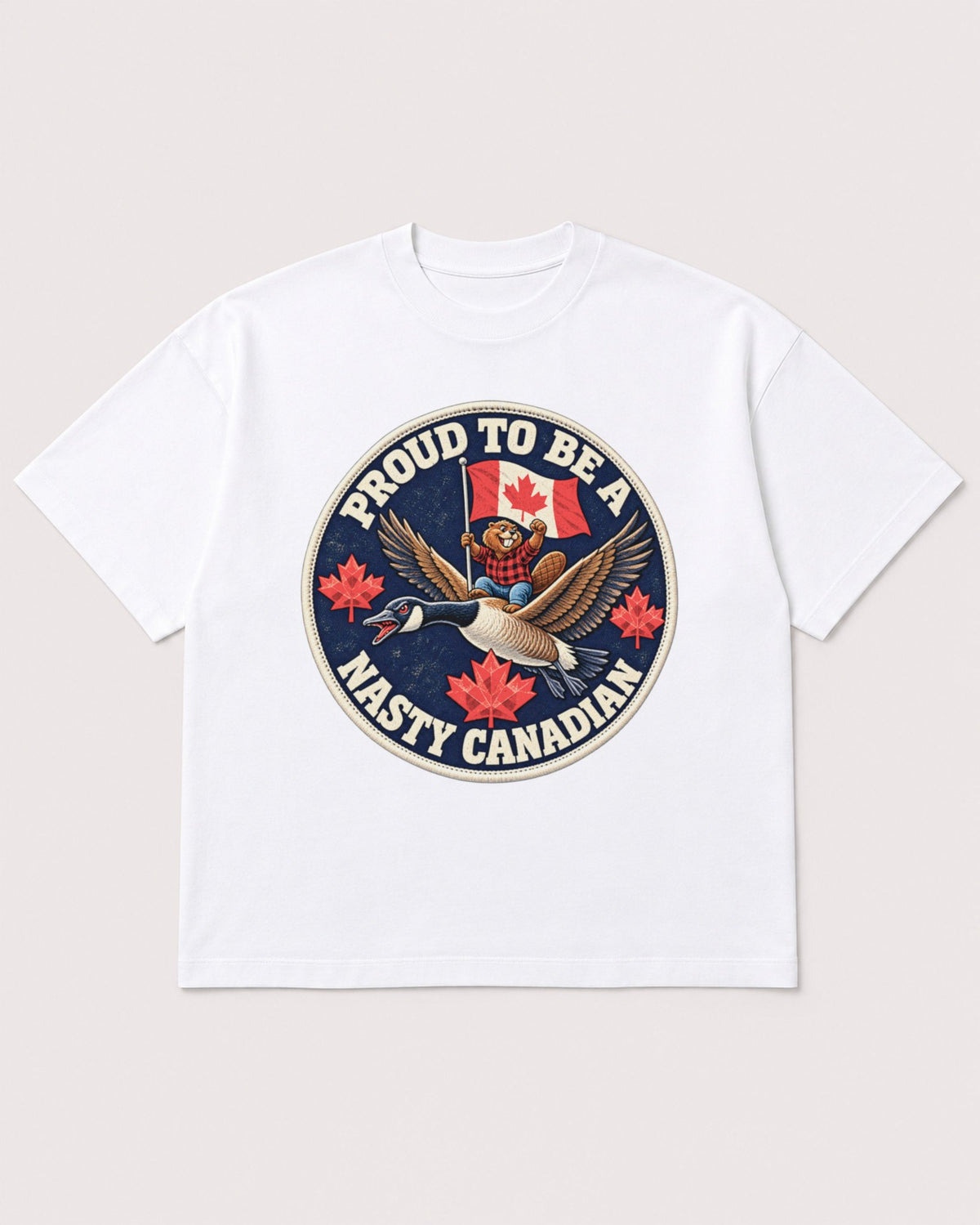 Mockup Boxy Heavyweight Tee White product