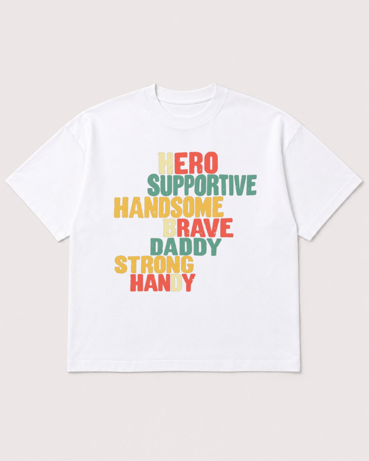 Mockup Boxy Heavyweight Tee White product