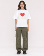 Mockup Boxy Heavyweight Tee White female full-body 02