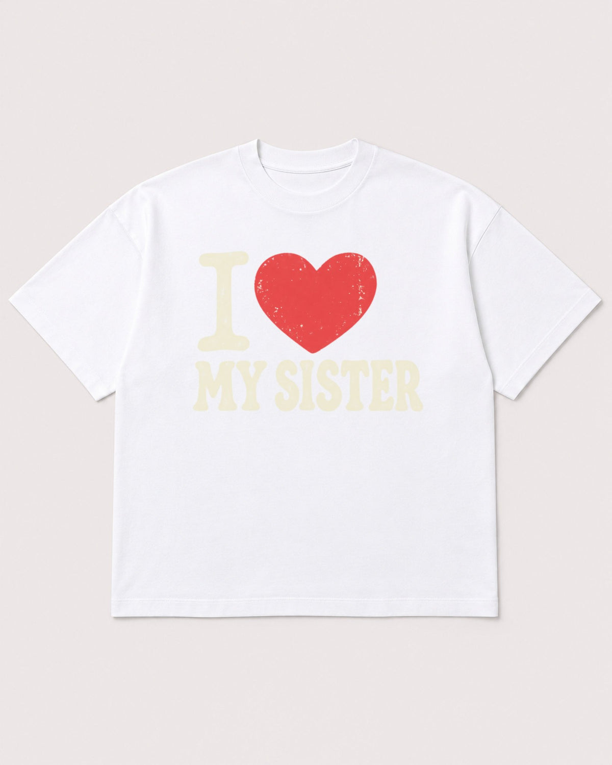 Mockup Boxy Heavyweight Tee White product