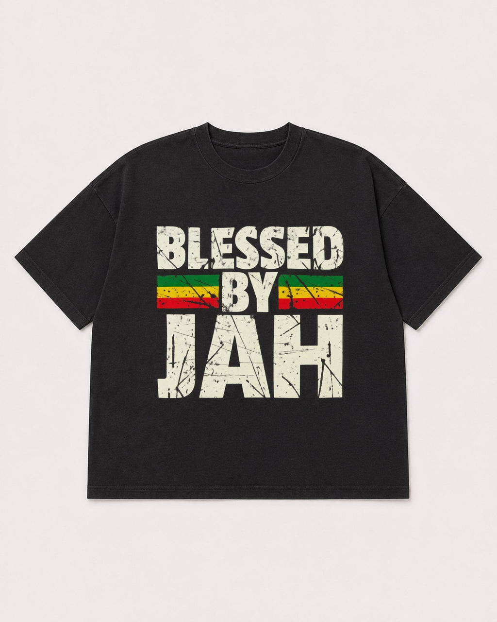 Mockup Boxy Heavyweight Tee Black product