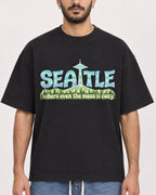 Mockup Boxy Heavyweight Tee Black male close-up 07