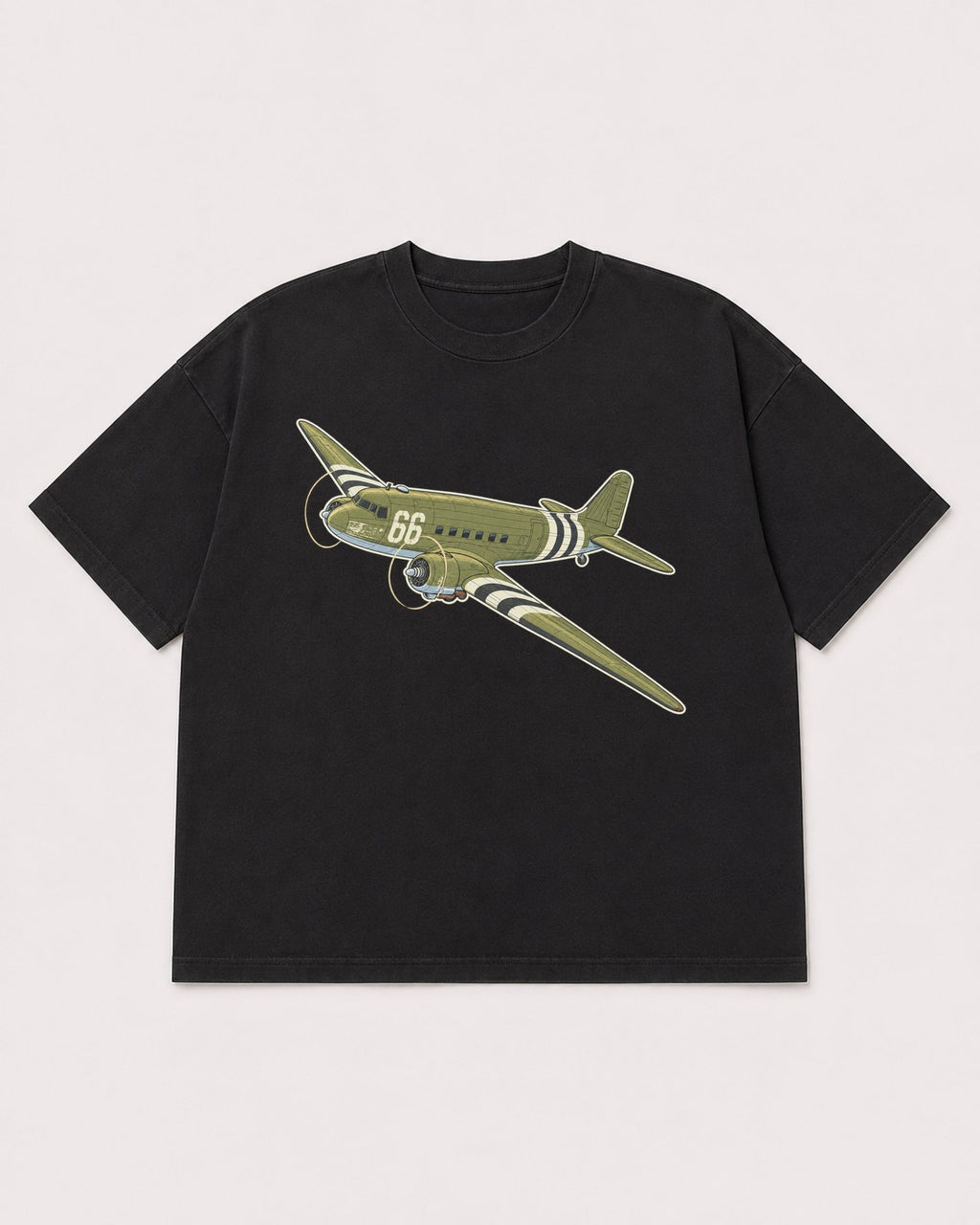 Mockup Boxy Heavyweight Tee Black product