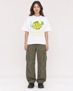 Mockup Boxy Heavyweight Tee White female full-body 02