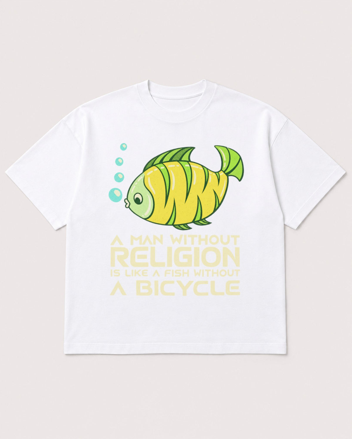 Mockup Boxy Heavyweight Tee White product