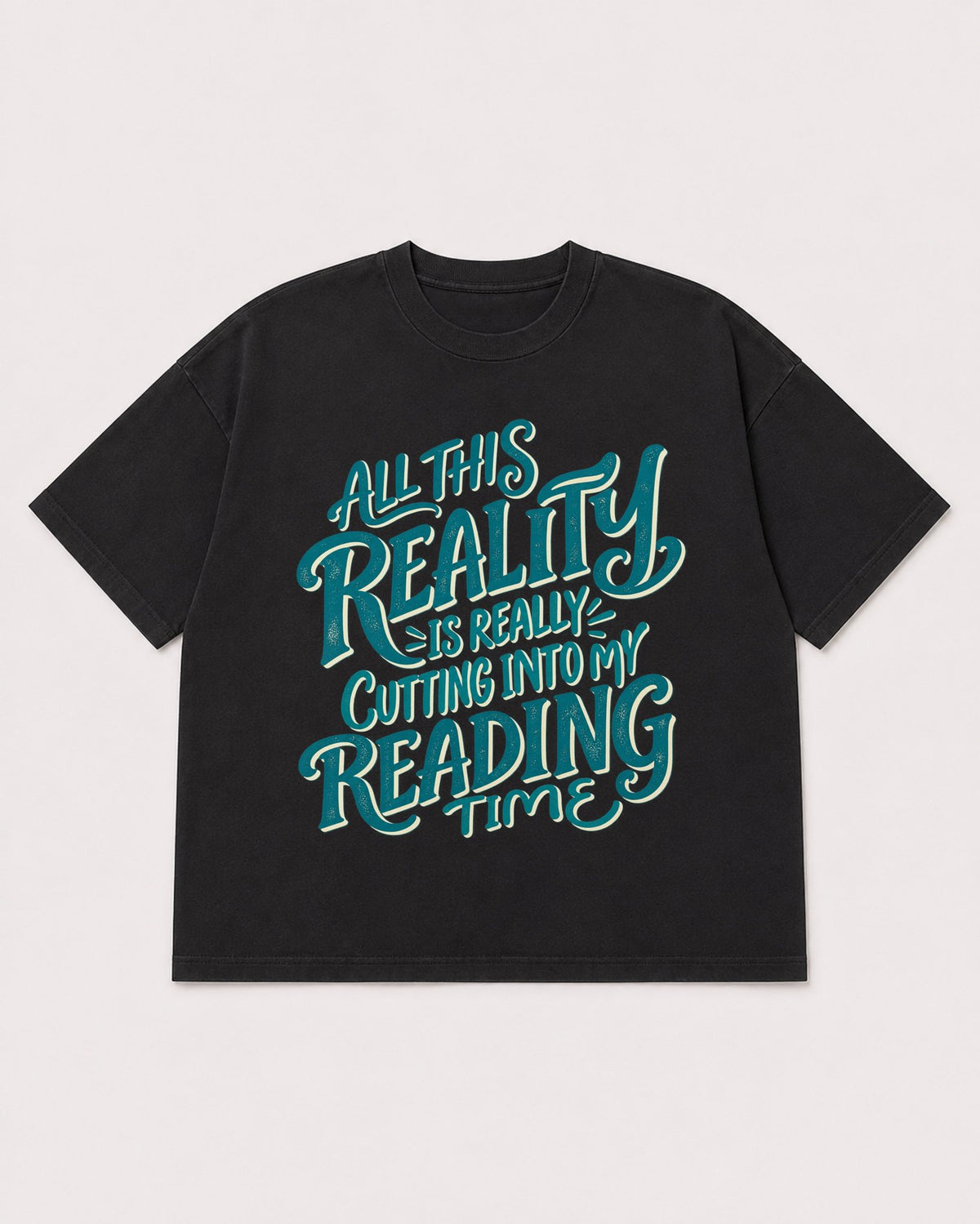 Mockup Boxy Heavyweight Tee Black product