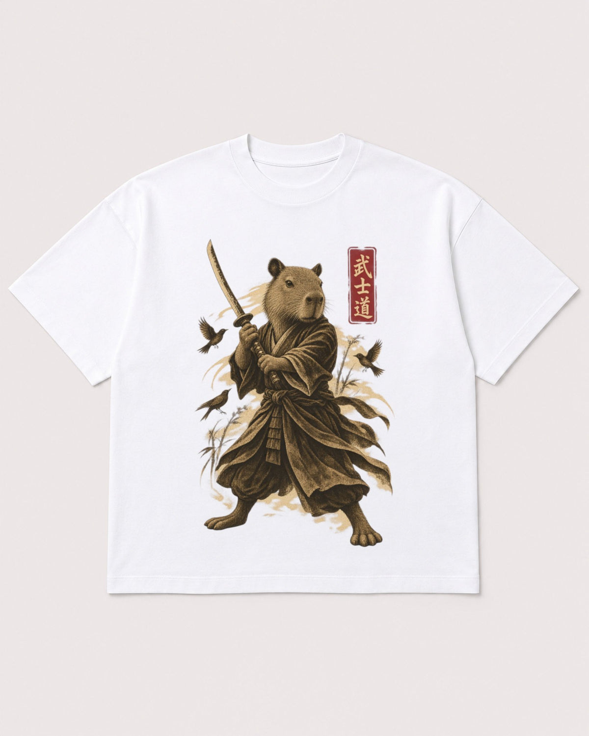 Mockup Boxy Heavyweight Tee White product