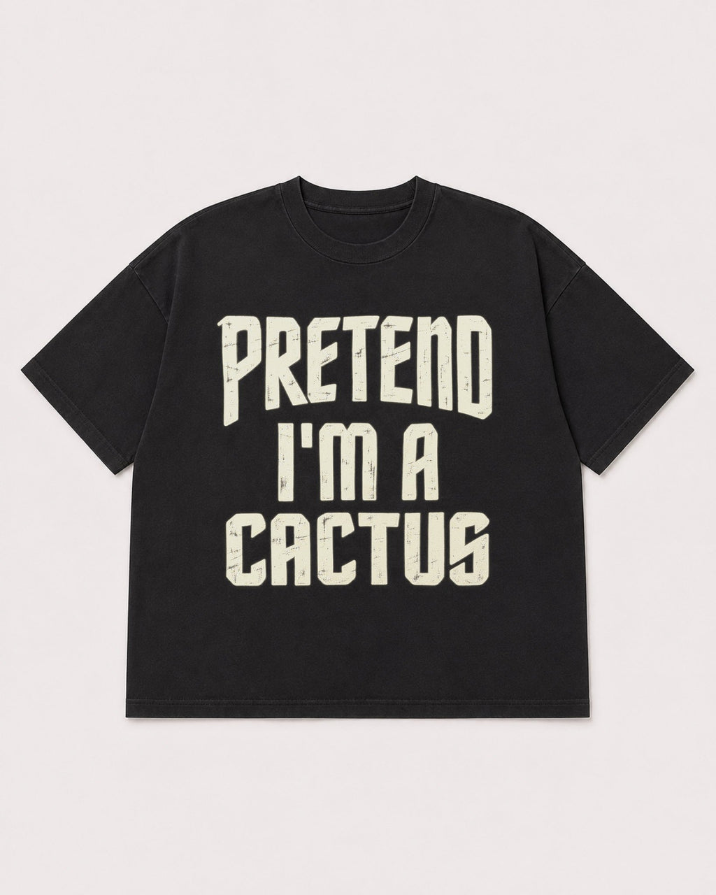 Mockup Boxy Heavyweight Tee Black product
