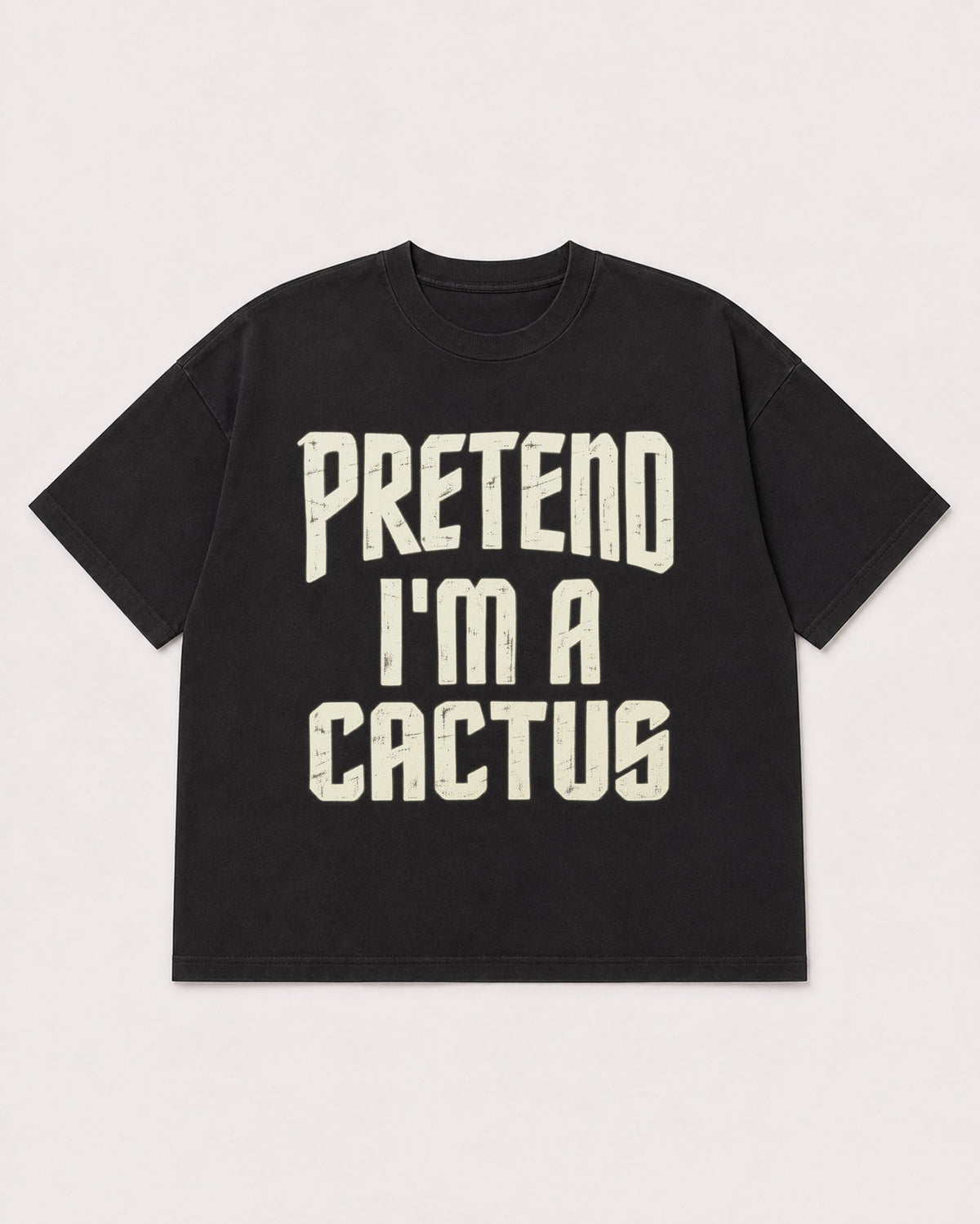 Mockup Boxy Heavyweight Tee Black product