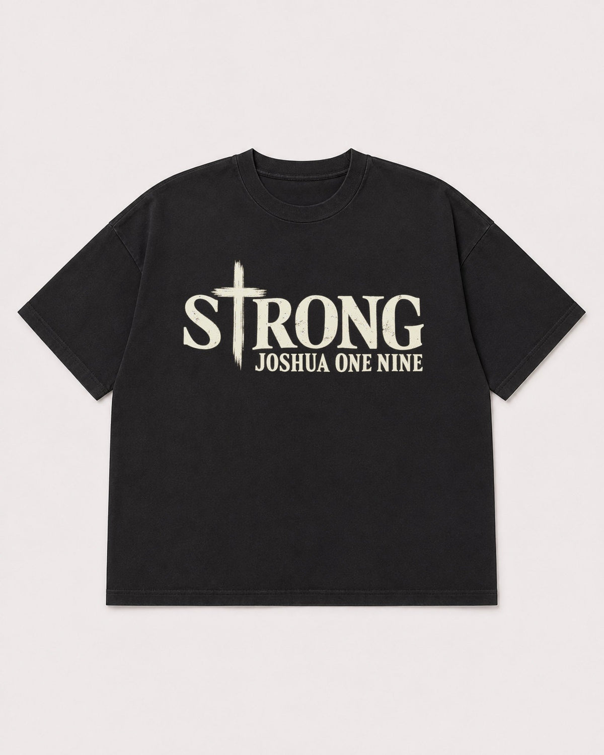 Mockup Boxy Heavyweight Tee Black product