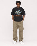 Mockup Boxy Heavyweight Tee Black male full-body 04