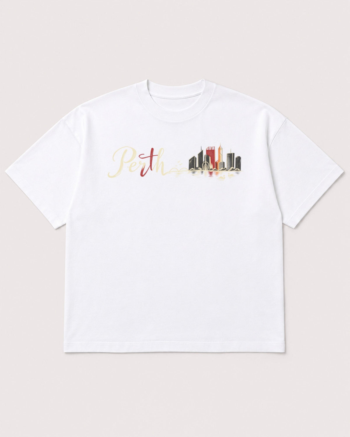 Mockup Boxy Heavyweight Tee White product