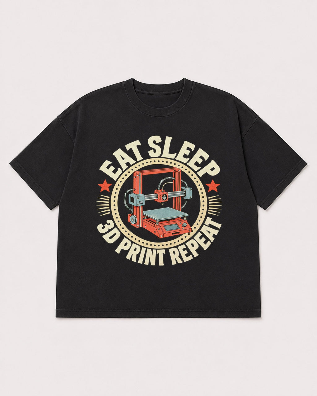 Mockup Boxy Heavyweight Tee Black product