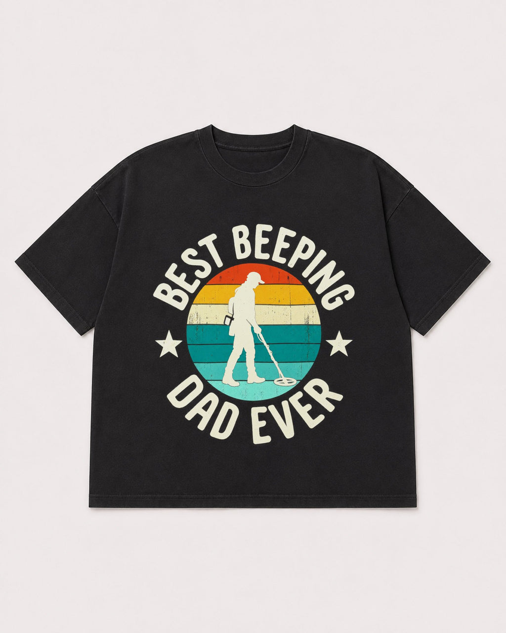 Mockup Boxy Heavyweight Tee Black product