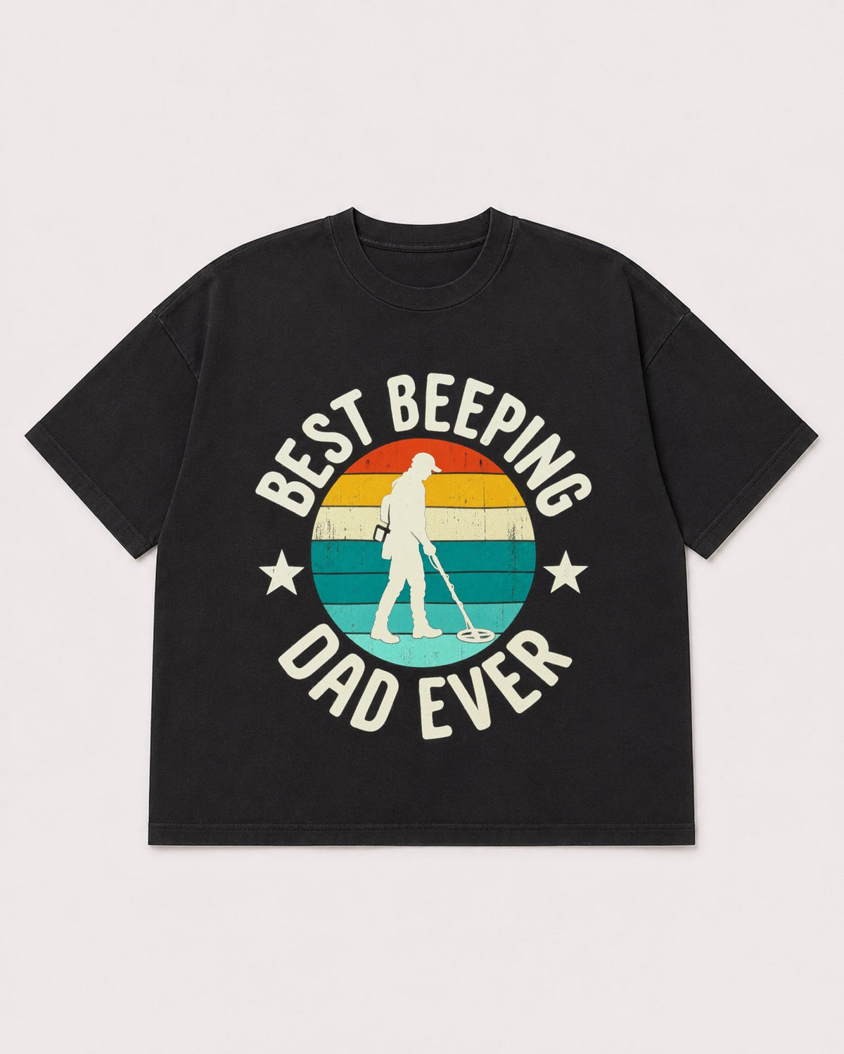Mockup Boxy Heavyweight Tee Black product