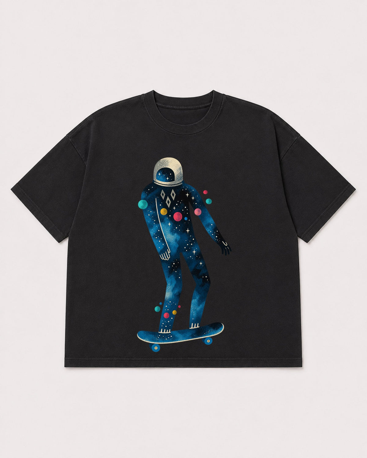 Mockup Boxy Heavyweight Tee Black product