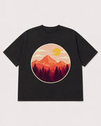 Mockup Boxy Heavyweight Tee Black product