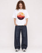 Mockup Boxy Heavyweight Tee White female full-body 09