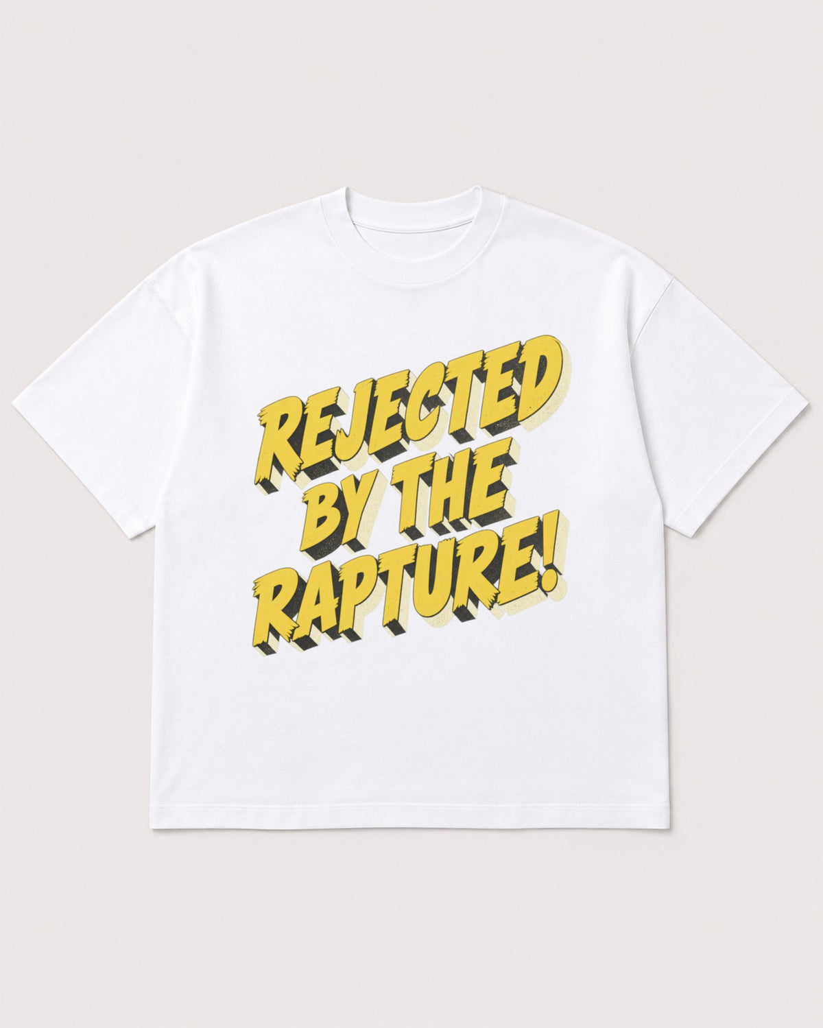 Mockup Boxy Heavyweight Tee White product