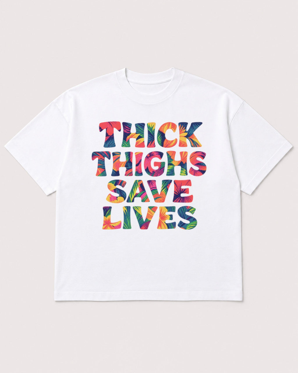 Mockup Boxy Heavyweight Tee White product