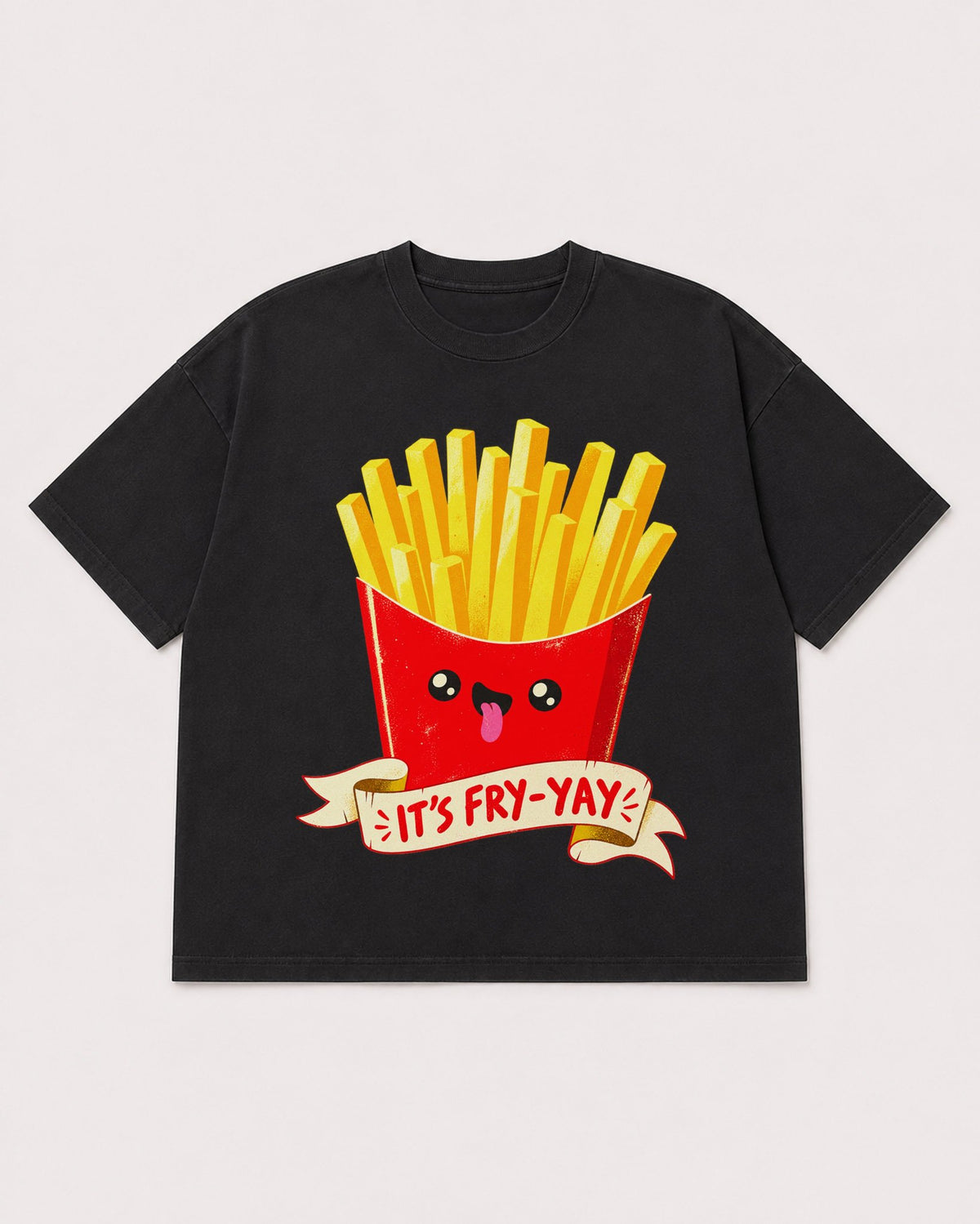Mockup Boxy Heavyweight Tee Black product