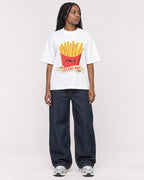 Mockup Boxy Heavyweight Tee White female full-body 04