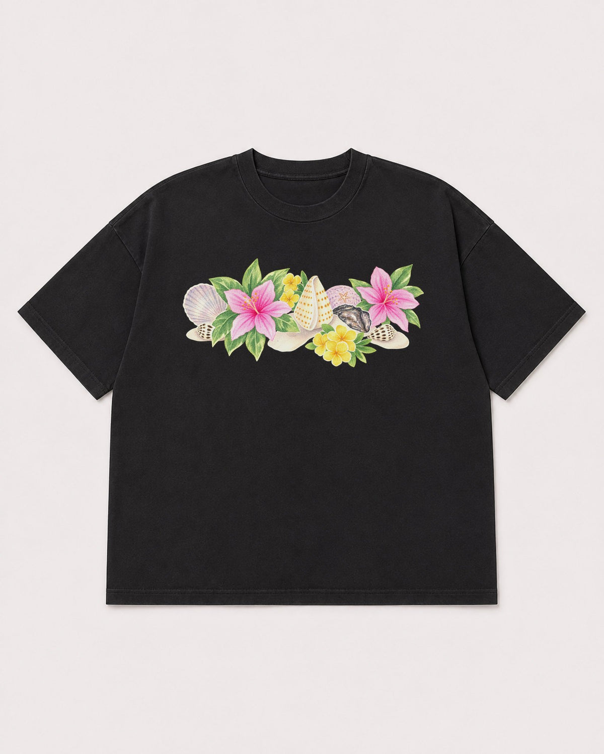 Mockup Boxy Heavyweight Tee Black product