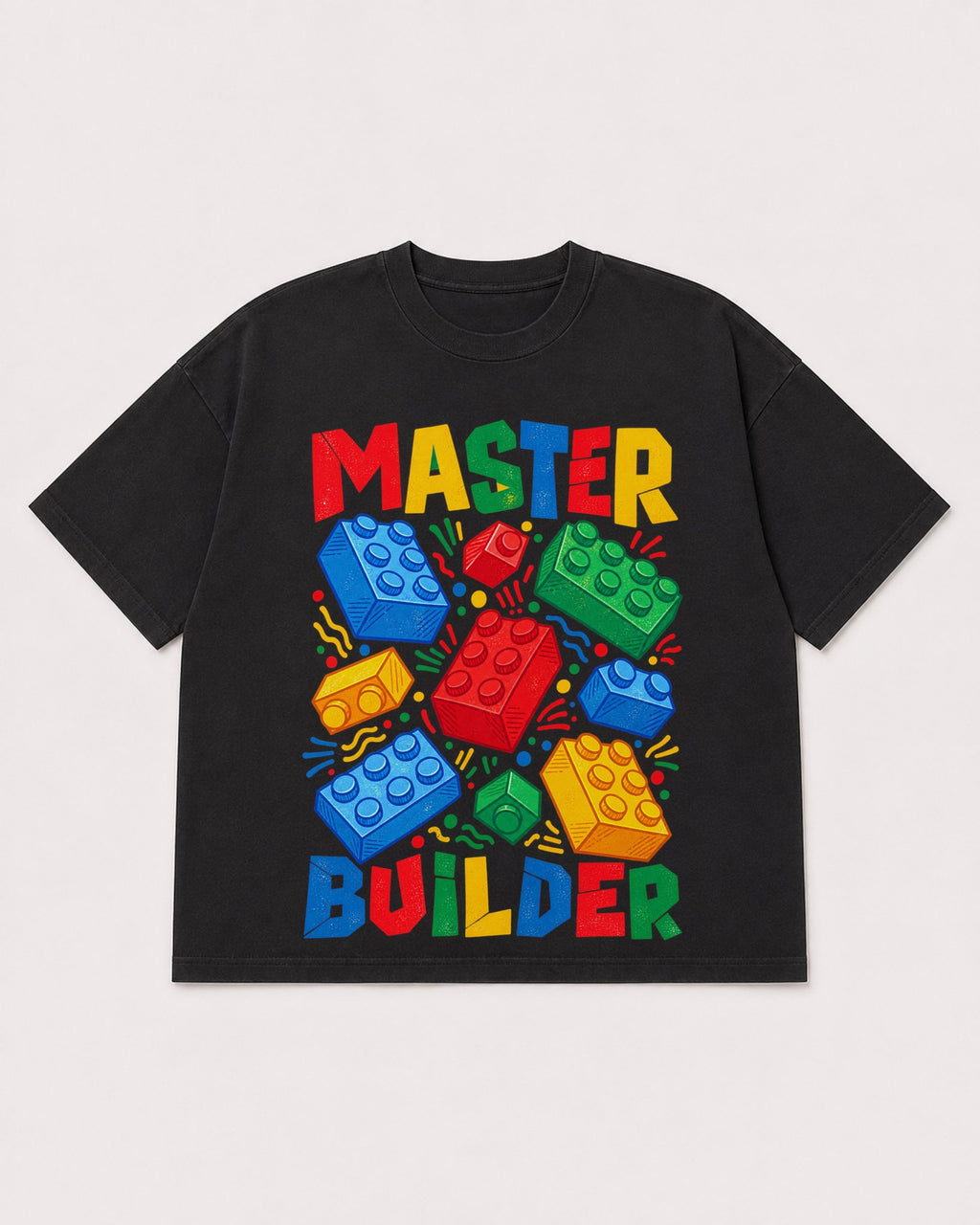 Mockup Boxy Heavyweight Tee Black product